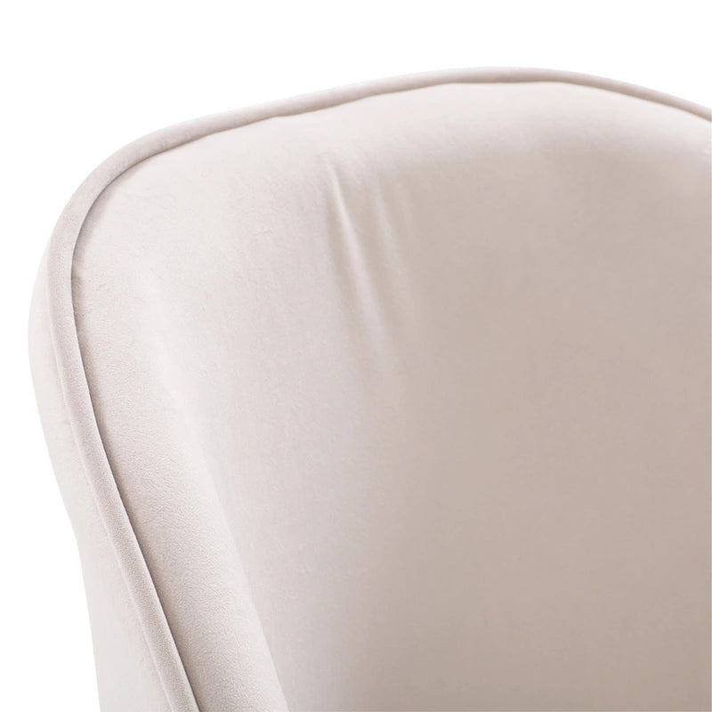 Chaise de salle à manger Ayla en velours
