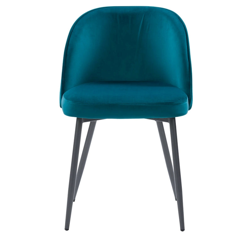 Chaise de salle à manger Ayla en velours