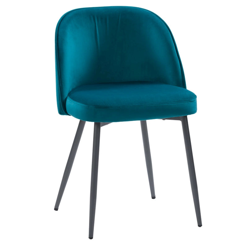 Chaise de salle à manger Ayla en velours