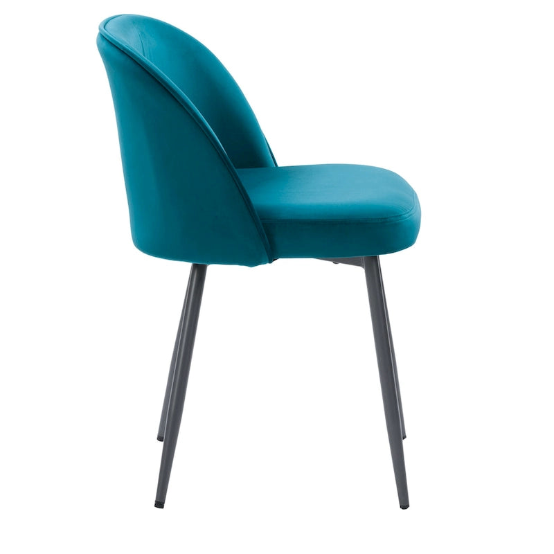 Chaise de salle à manger Ayla en velours