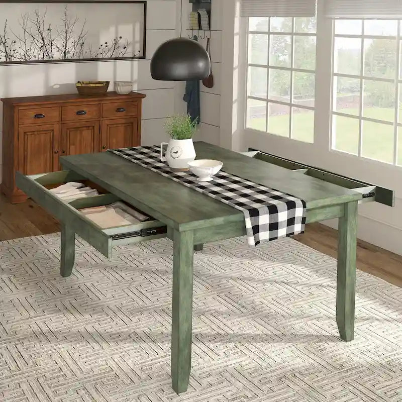 Table à manger rectangulaire Elena Wood par iNSPIRE Q Classic