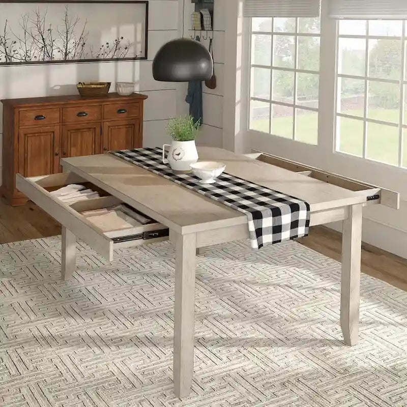 Table à manger rectangulaire Elena Wood par iNSPIRE Q Classic