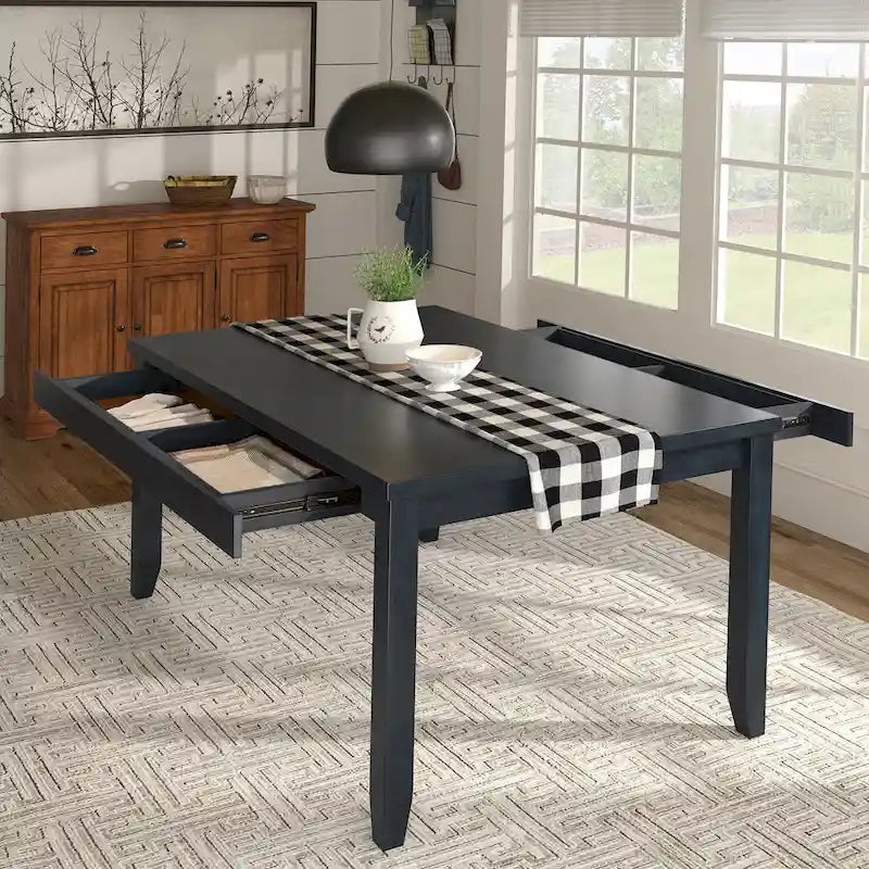 Table à manger rectangulaire Elena Wood par iNSPIRE Q Classic