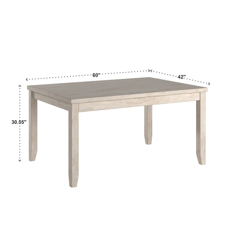 Table à manger rectangulaire Elena Wood par iNSPIRE Q Classic