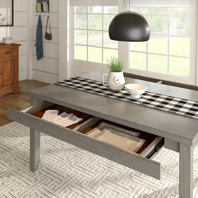 Table à manger rectangulaire Elena Wood par iNSPIRE Q Classic