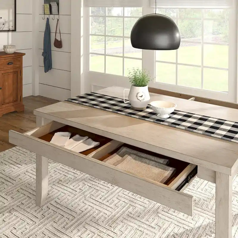 Table à manger rectangulaire Elena Wood par iNSPIRE Q Classic