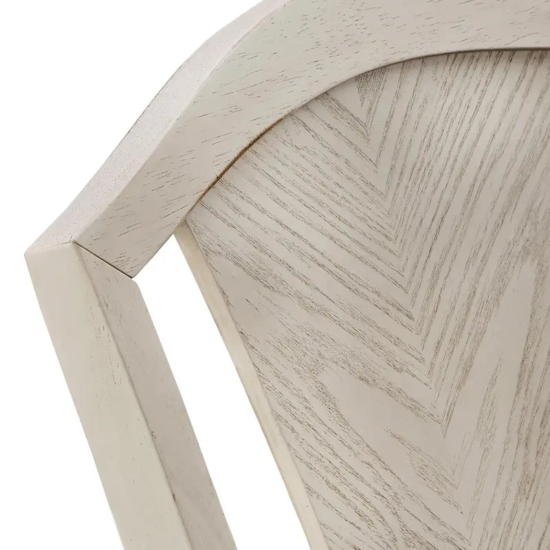 Ensemble de table à manger ronde Tournus bicolore en bois d'hévéa massif par iNSPIRE Q Classic