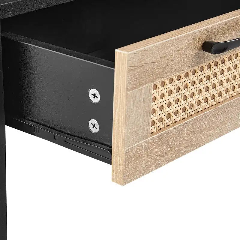 Table de chevet en bois de 15,75 po avec tiroir de rangement, table d'appoint pour salon