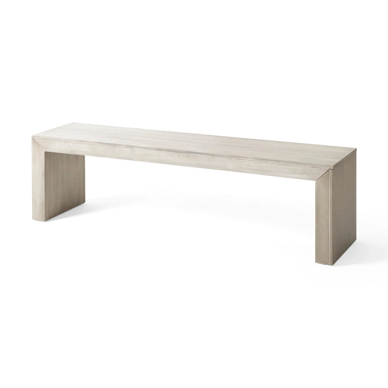 Banc de salle à manger en bois d'acacia Pannell Farmhouse de Christopher Knight Home