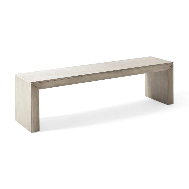 Banc de salle à manger en bois d'acacia Pannell Farmhouse de Christopher Knight Home