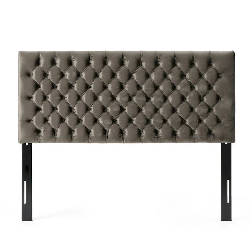 Tête de lit réglable en velours Jezebel par Christopher Knight Home