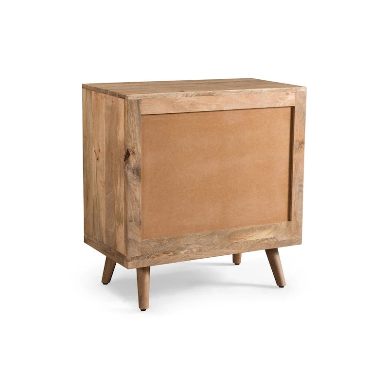 Commode à 3 tiroirs en bois de manguier fabriquée à la main Latona Mid-Century Modern de Christopher Knight Home