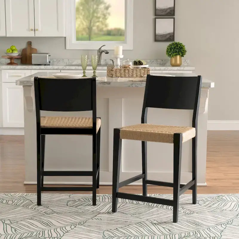 Tabouret de comptoir Caelan Seagrass 61 cm (ensemble de 2)