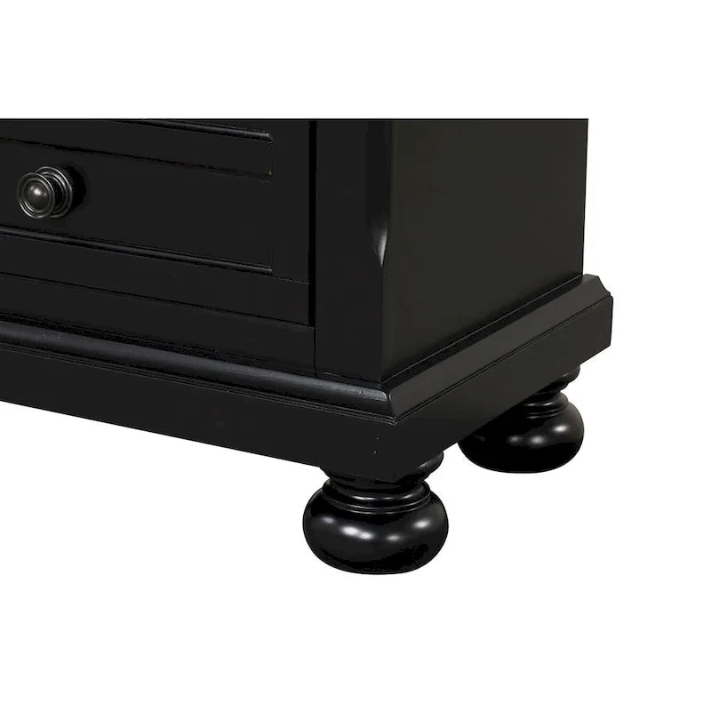 Commode à 5 tiroirs Meade Cherry (36 po L x 18 po l x 53 po H)