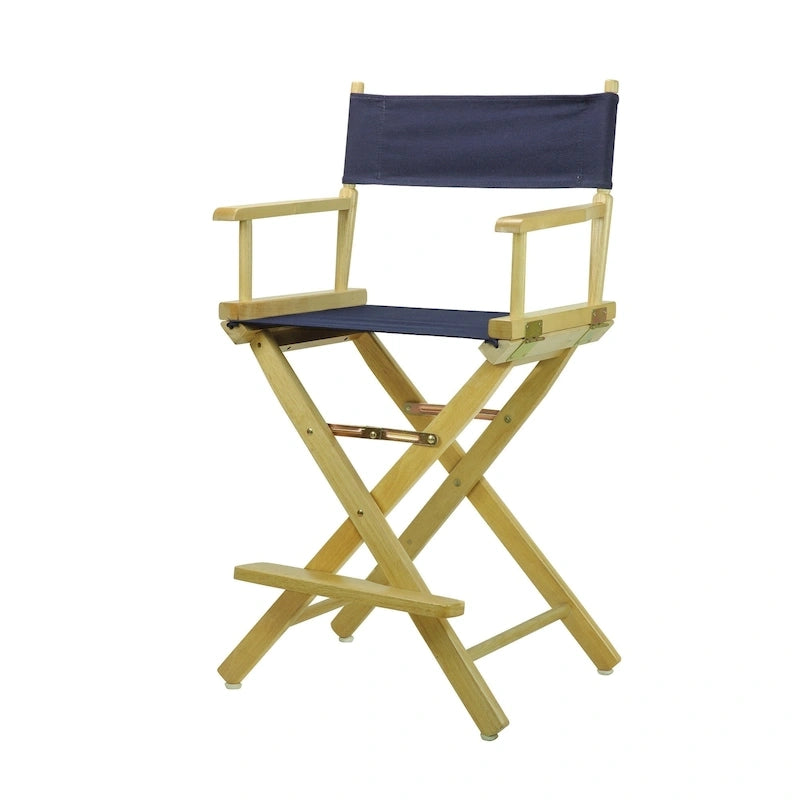 Chaise de metteur en scène 24 pouces, finition naturelle