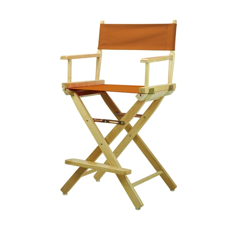 Chaise de metteur en scène 24 pouces, finition naturelle