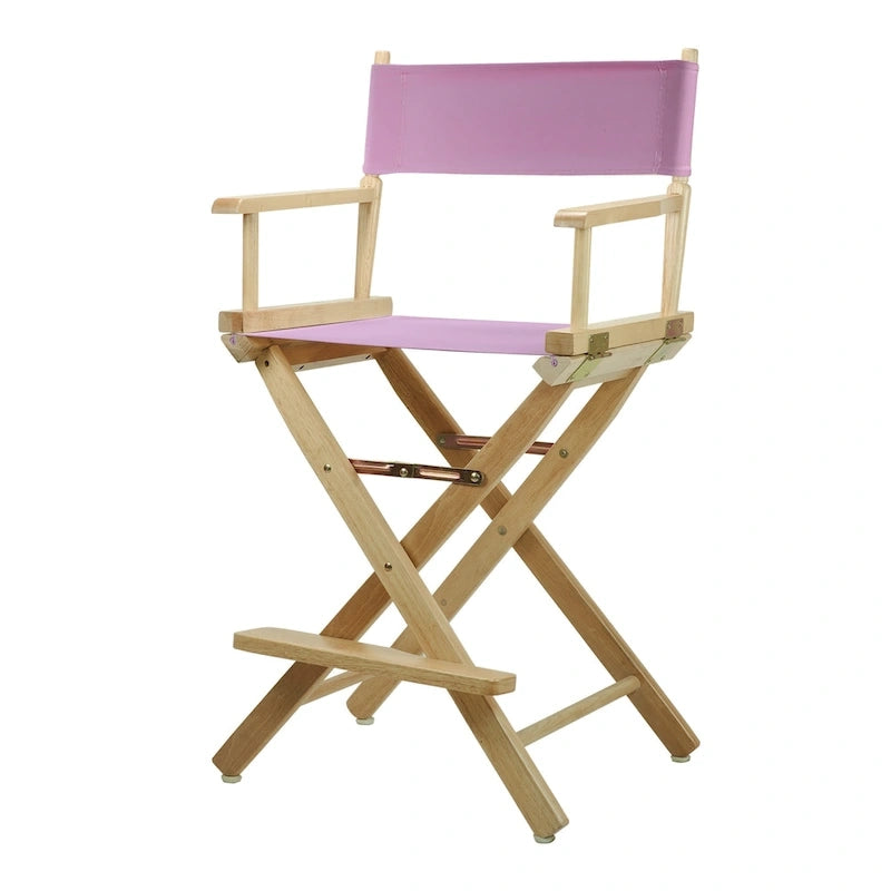 Chaise de metteur en scène 24 pouces, finition naturelle