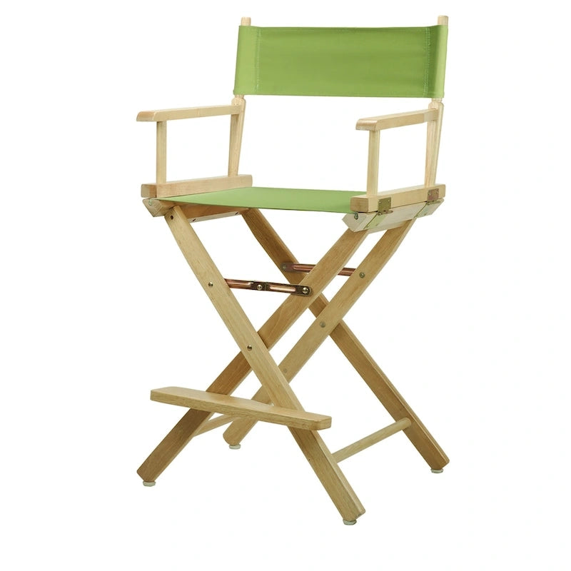 Chaise de metteur en scène 24 pouces, finition naturelle