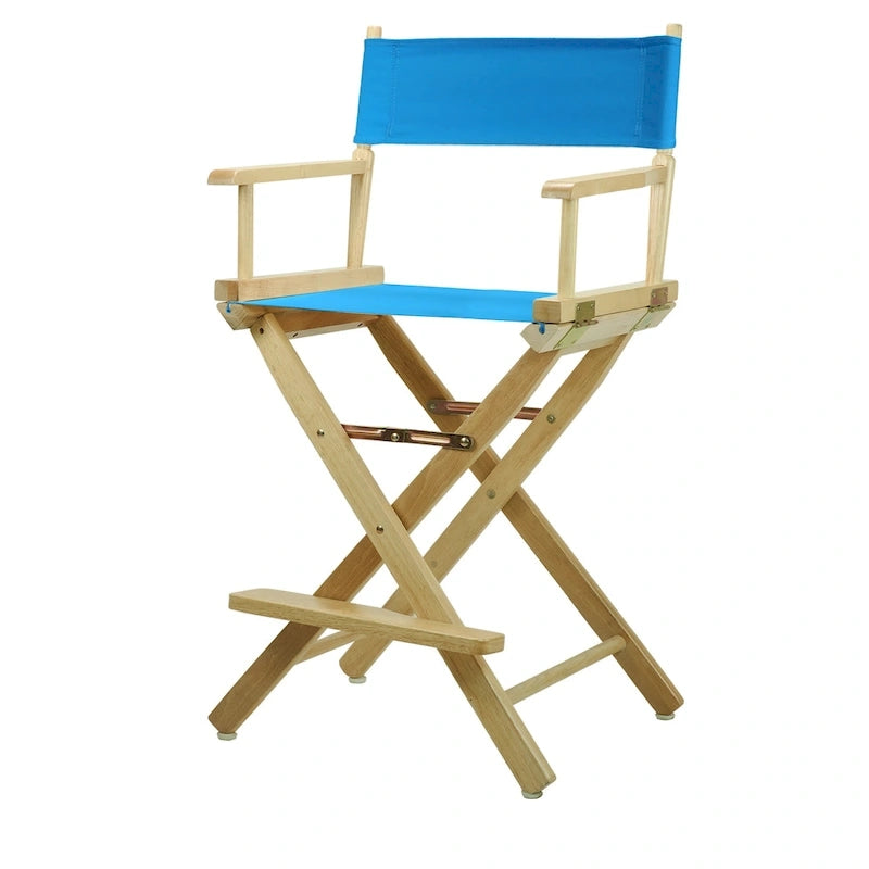 Chaise de metteur en scène 24 pouces, finition naturelle