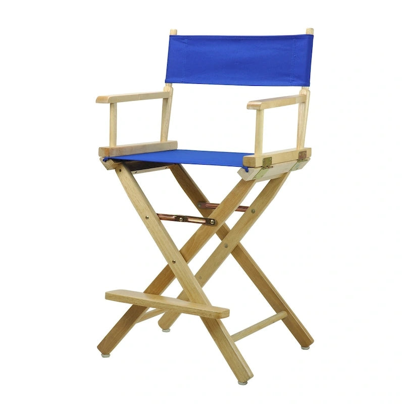 Chaise de metteur en scène 24 pouces, finition naturelle
