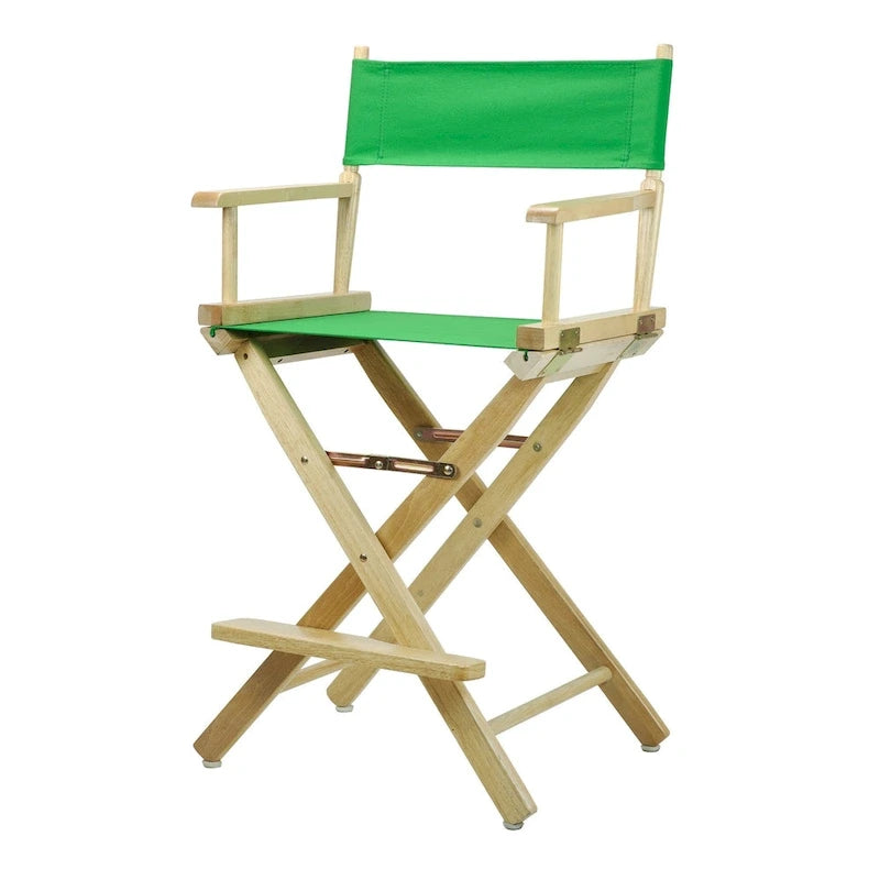 Chaise de metteur en scène 24 pouces, finition naturelle