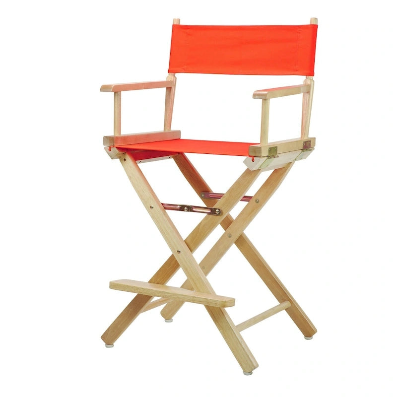 Chaise de metteur en scène 24 pouces, finition naturelle