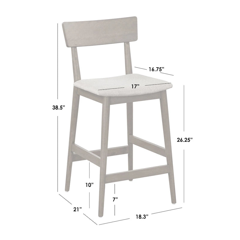 Tabouret de comptoir 26 pouces Simple Living Newington