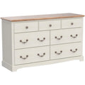 Vintage 7 Drawers Wood Dresser Chests, Rustic Dressers Chset Organizer