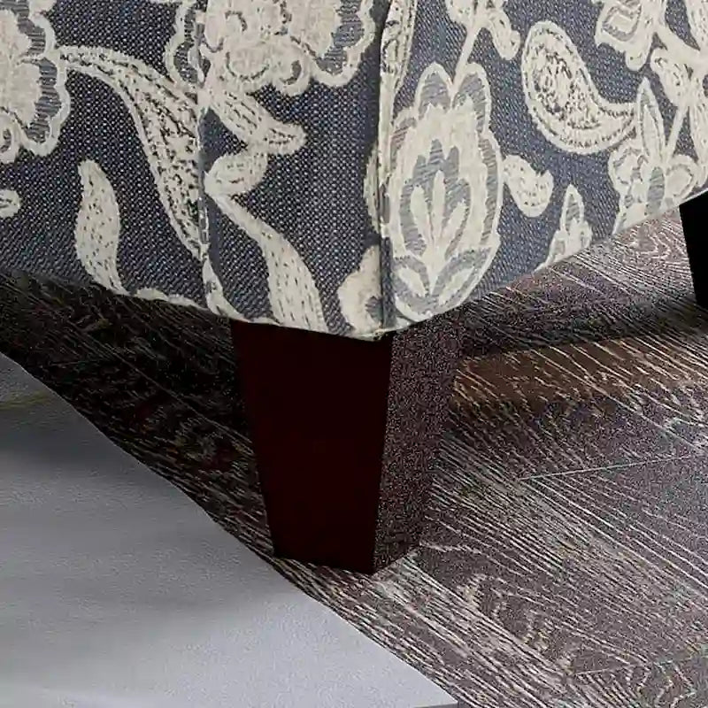 Fauteuil Kilmettin en chenille à motif floral de Furniture of America