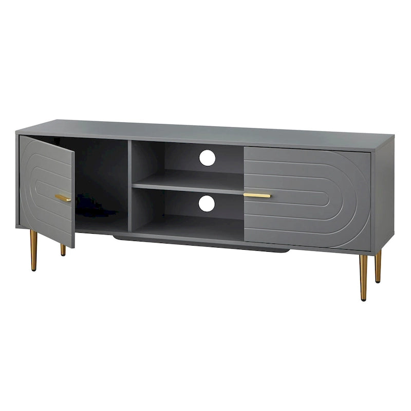 Meuble TV Lifestorey Tabaria de style mi-siècle