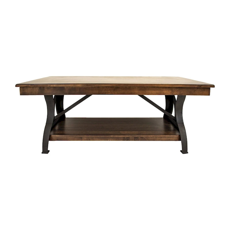 La table basse District, finition cuivre