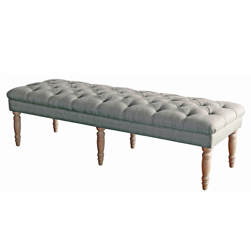 Le banc touffeté gris Blasted Rock The Gray Barn