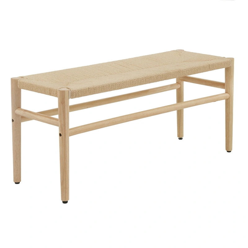 Banc Giethoorn en bois massif avec corde tressée par iNSPIRE Q Modern