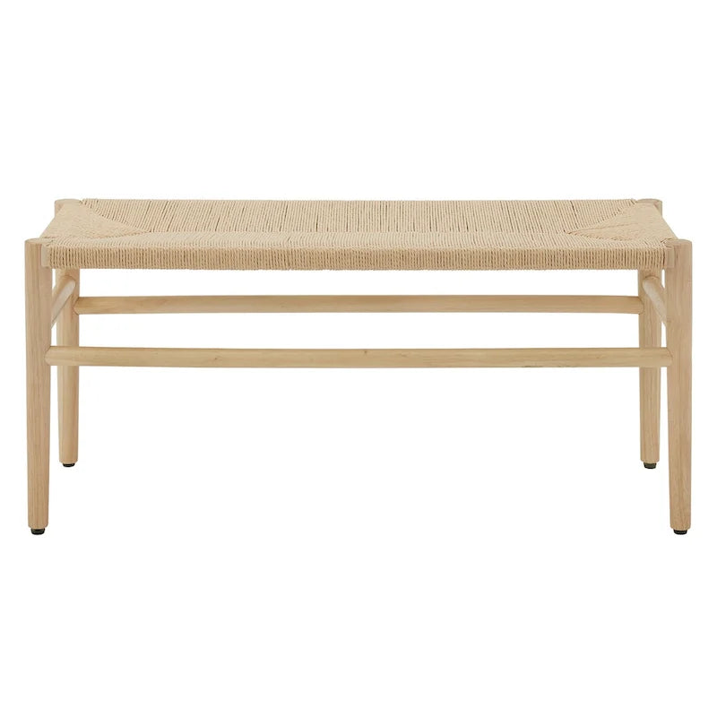 Banc Giethoorn en bois massif avec corde tressée par iNSPIRE Q Modern