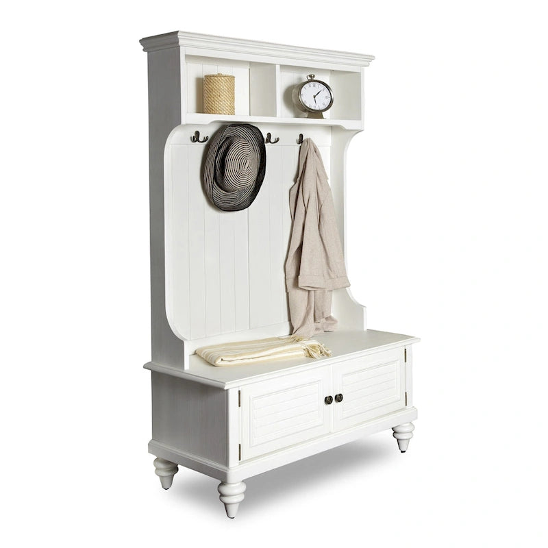 Porte-manteau d'entrée Bermuda avec banc de rangement par Homestyles