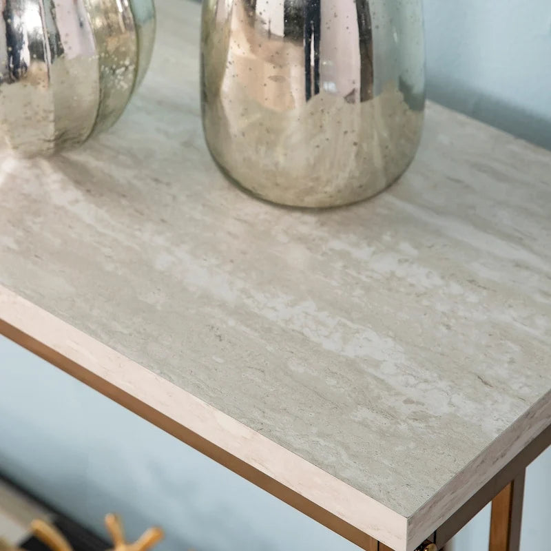 Console effet pierre Ham SEI Furniture