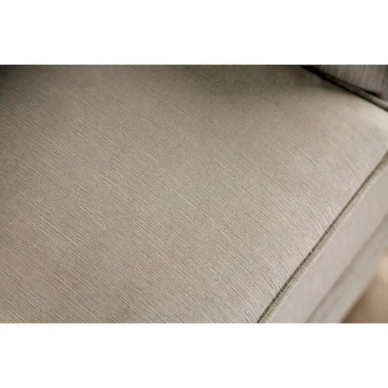 Canapé traditionnel en chenille marron capitonné avec clous décoratifs par Furniture of America