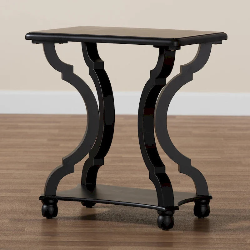 Table d'appoint Cianna classique et traditionnelle en bois
