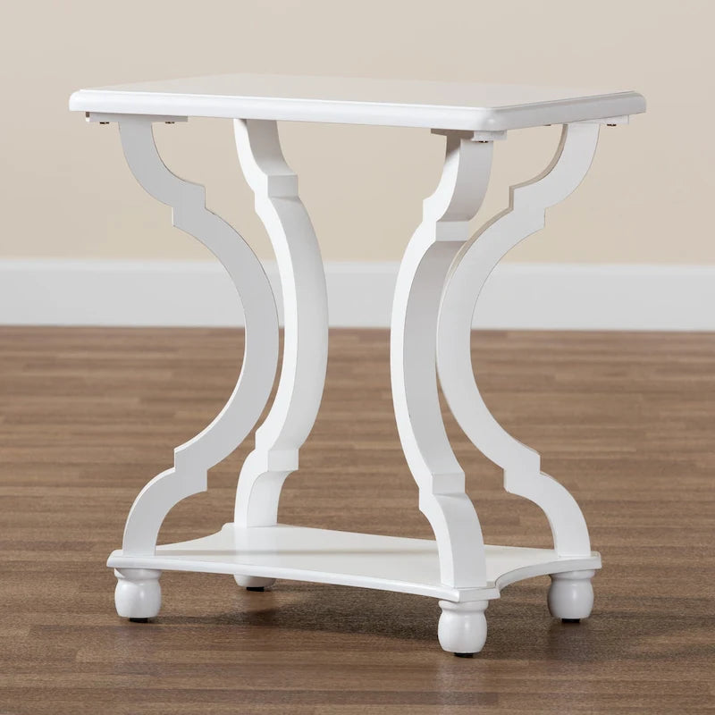 Table d'appoint Cianna classique et traditionnelle en bois