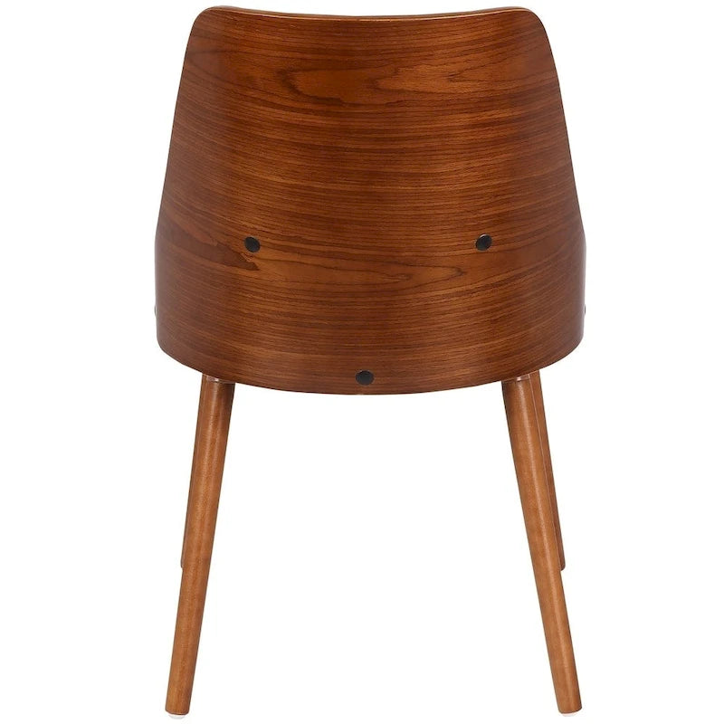 Chaise de salle à manger Carson Carrington Vallemala en noyer et tissu - N/A