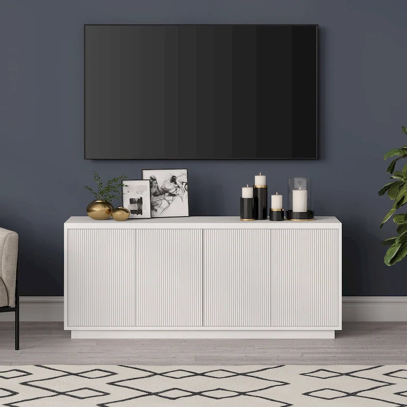 Meuble TV rectangulaire Hanson pour téléviseurs jusqu'à 65 pouces