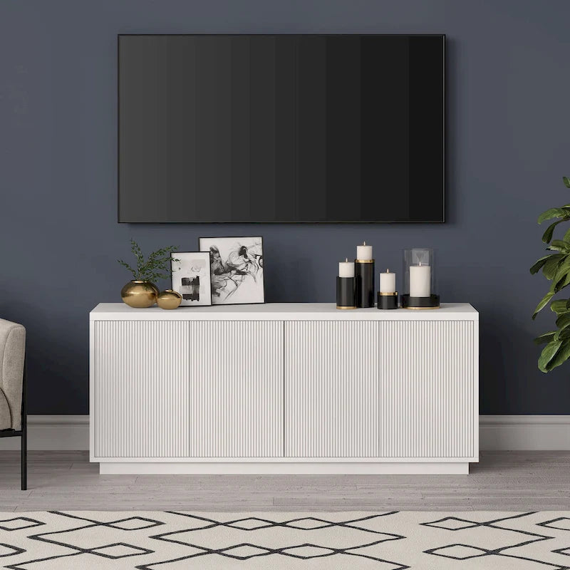Meuble TV rectangulaire Hanson pour téléviseurs jusqu'à 65 pouces