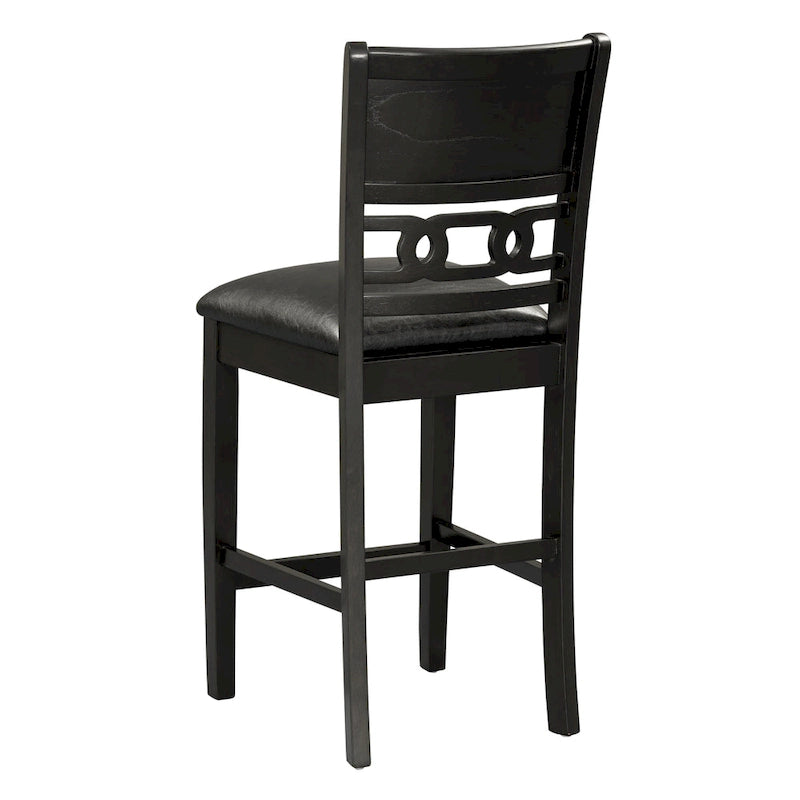Ensemble de table à manger ronde de 5 pièces hauteur comptoir