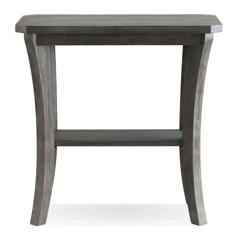 Table d'appoint étroite Leick Home Boa avec étagère