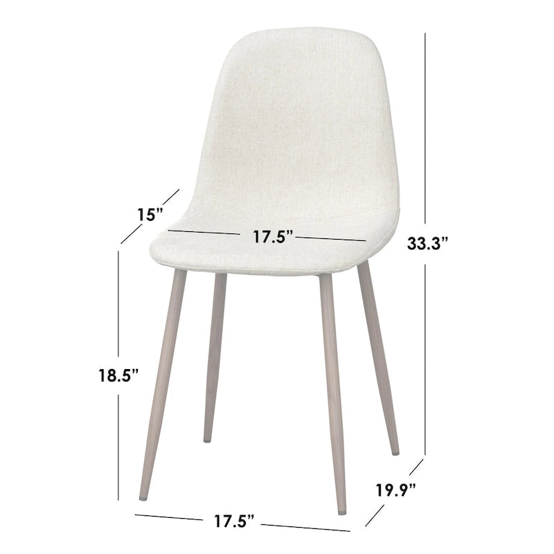 Chaises de salle à manger Larsen de Simple Living (lot de 2)