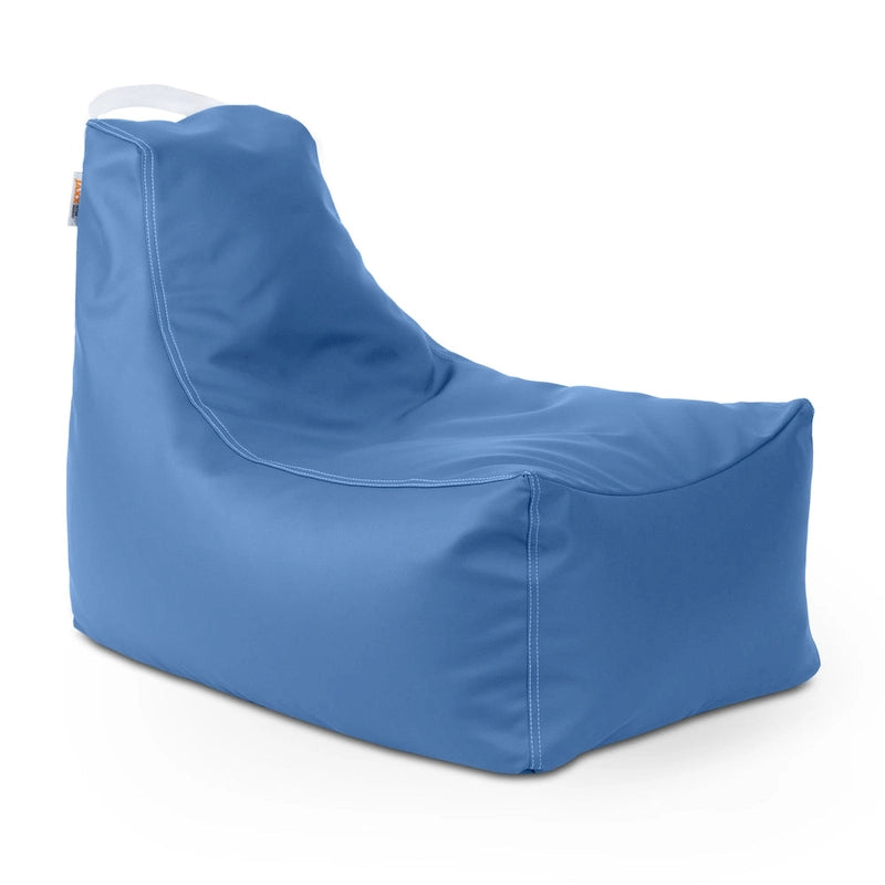 Pouf enfant Jaxx Juniper Jr, vinyle de qualité supérieure, bleu roi