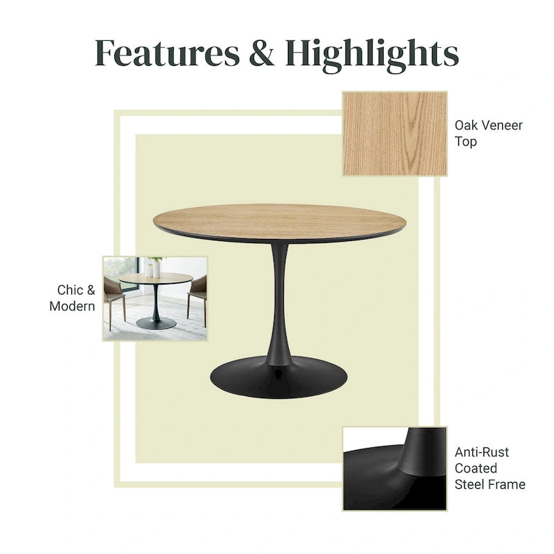 Table à manger ronde Anson