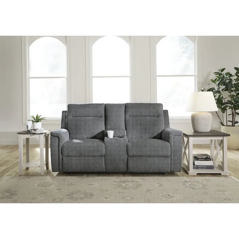 Causeuse inclinable électrique Barnsana de Signature Design by Ashley avec console