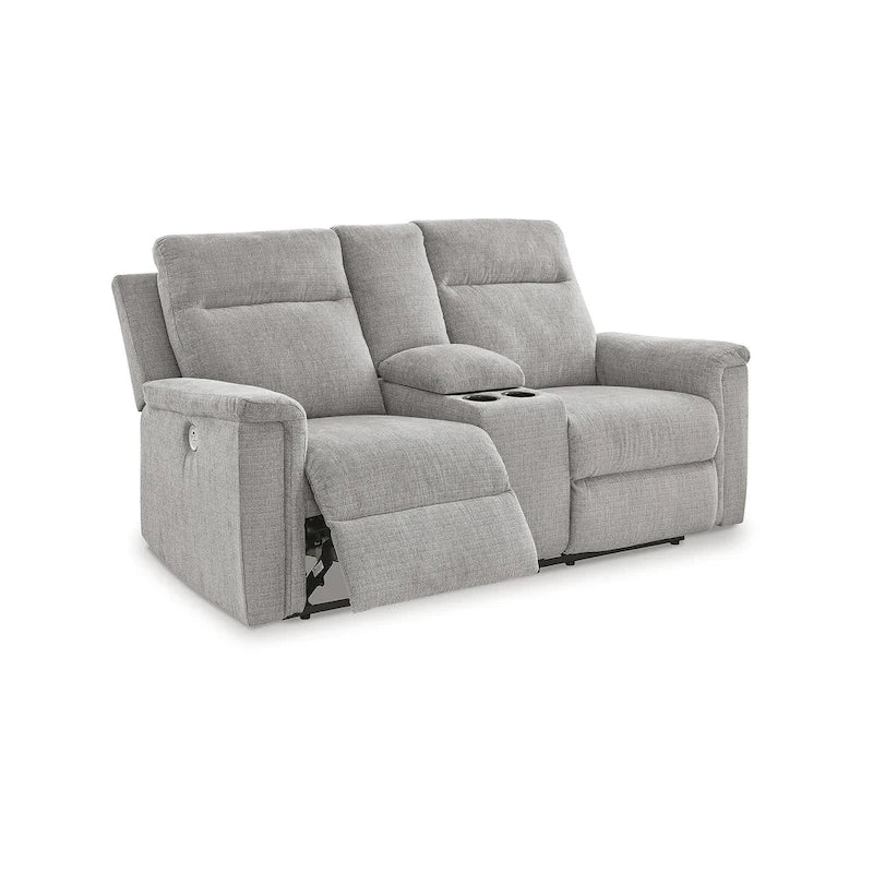 Causeuse inclinable électrique Barnsana de Signature Design by Ashley avec console
