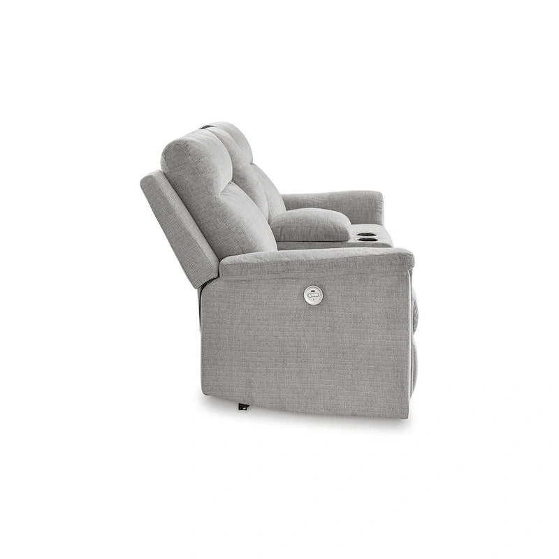 Causeuse inclinable électrique Barnsana de Signature Design by Ashley avec console